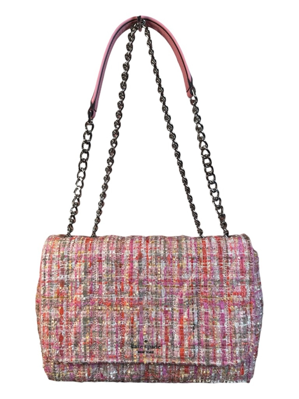 Kate Spade Briar Lane Quilted Tweed Emelyn Crossbody Like New
